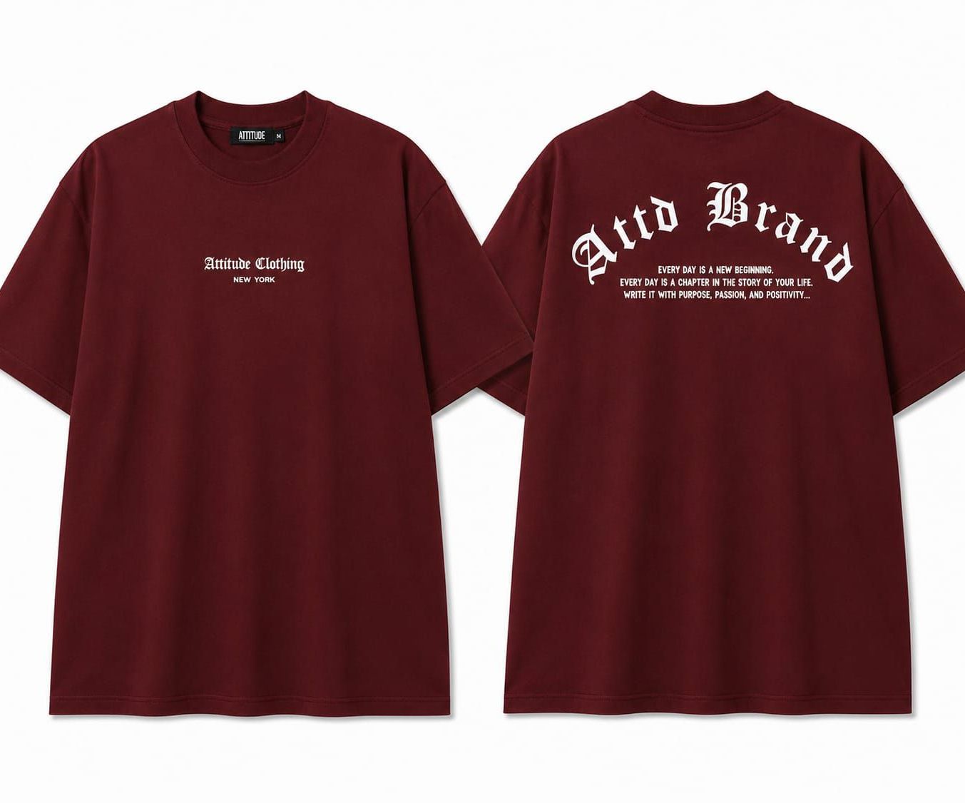 Camisa Oversized Atitude Vinho