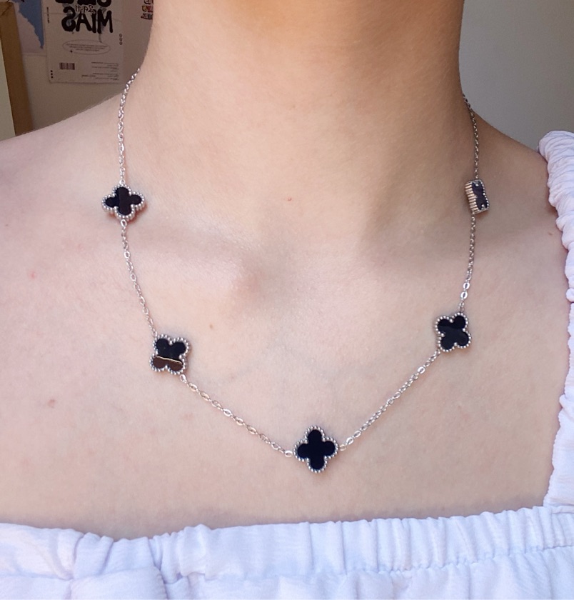 Conjunto Trevo Van vleef preto