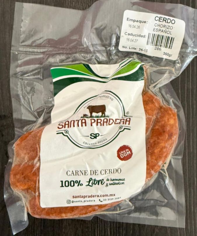 CHORIZO ESPANOL DE CERDO LIBRE PASTOREO (350G)