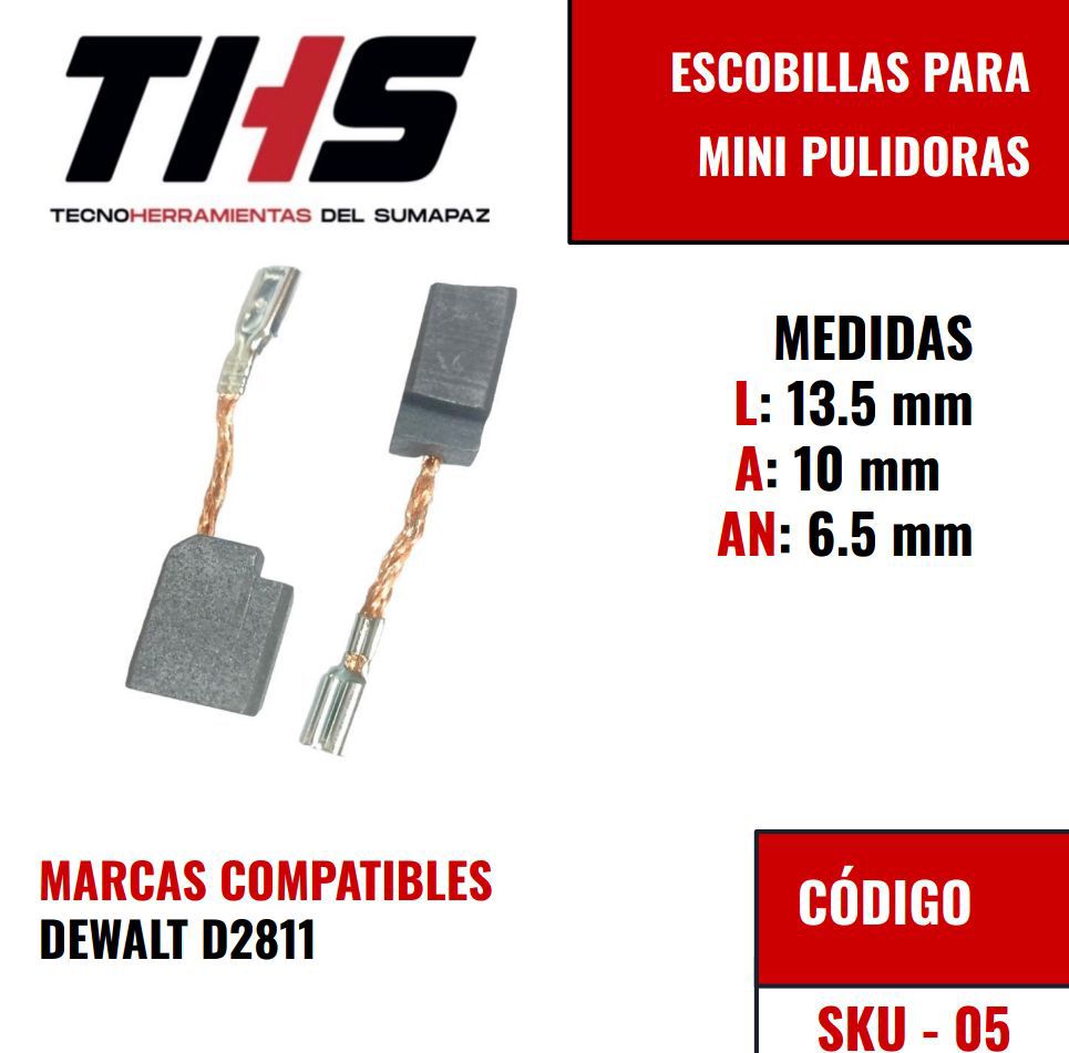 Escobillas Dewalt D28111-D28114