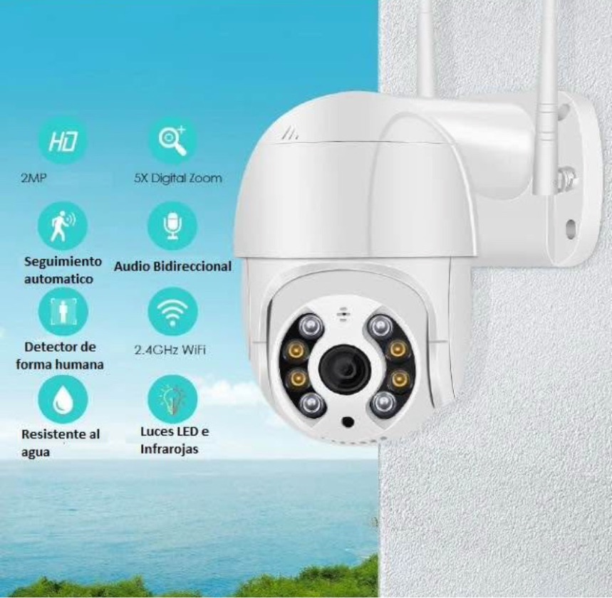 Camara de seguridad ip wifi para exteriores o interiores