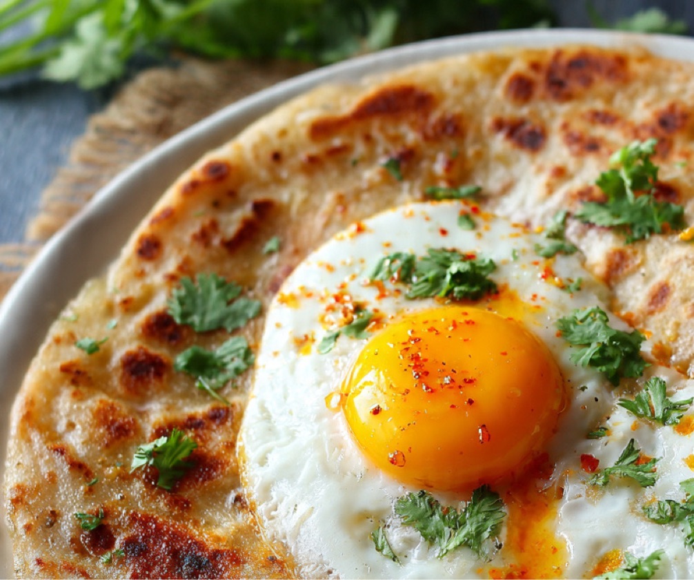 Amlet + 2 paratha