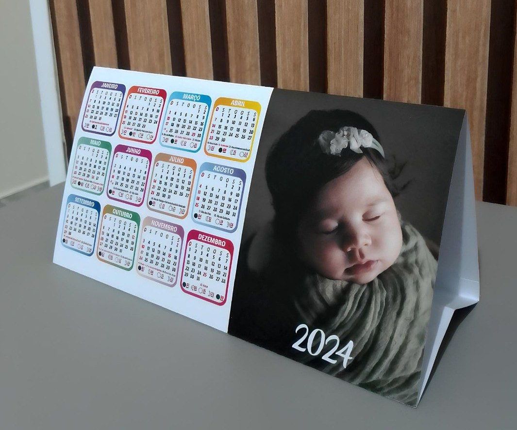 Calendário de mesa