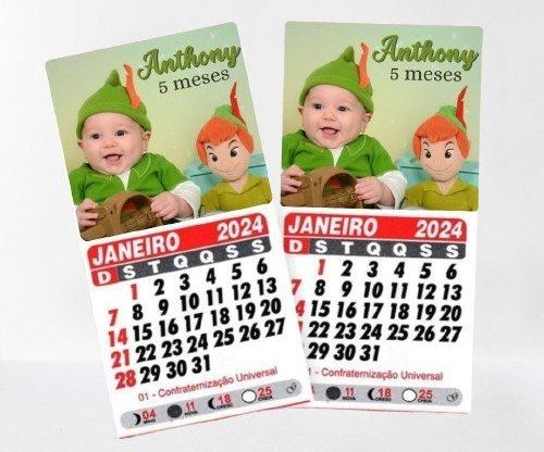 Calendário Com Imã