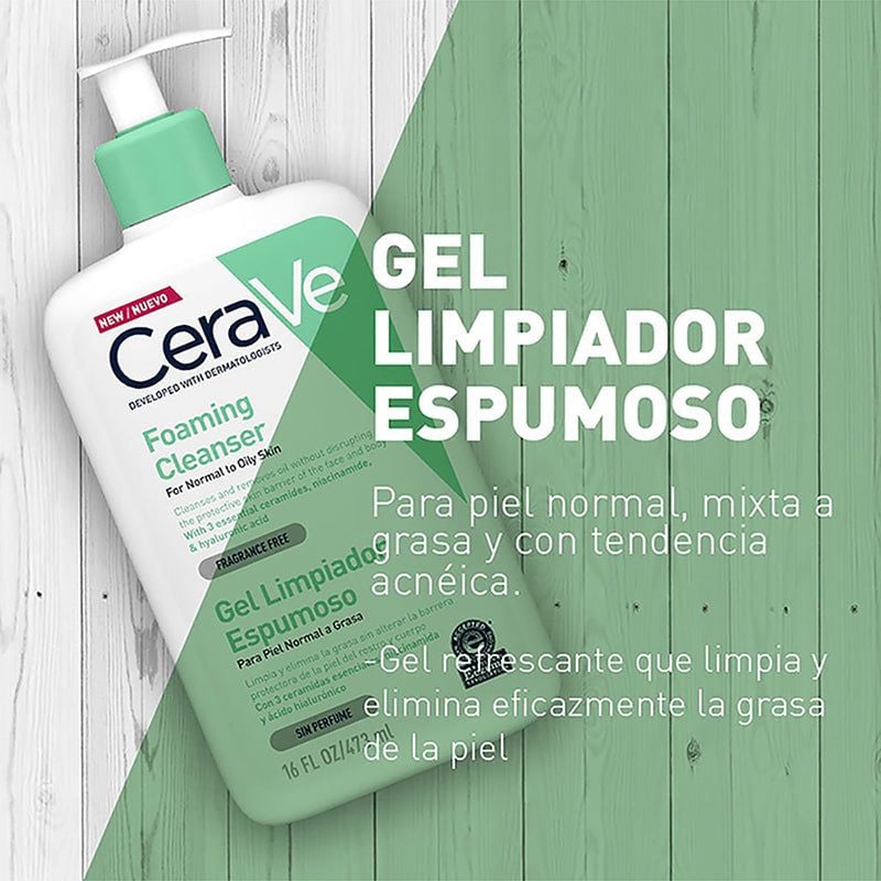 (Precios en la descripción) CeraVe Foaming Cleanser 236 ml