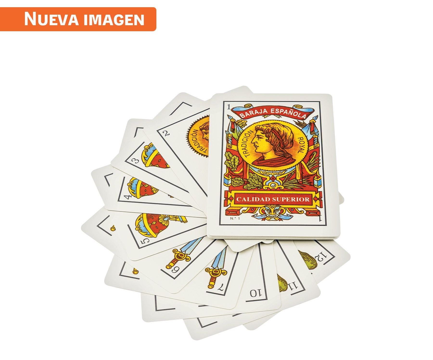 Baraja Española de 40 Cartas de Plastico. TRUPER. 61138. BRJ40