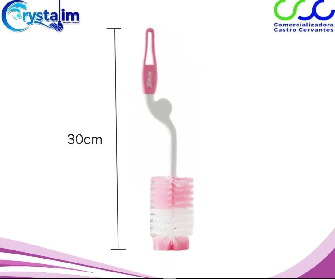 Cepillo para Biberon con Lavamamilas. (Escobillon). XTRON