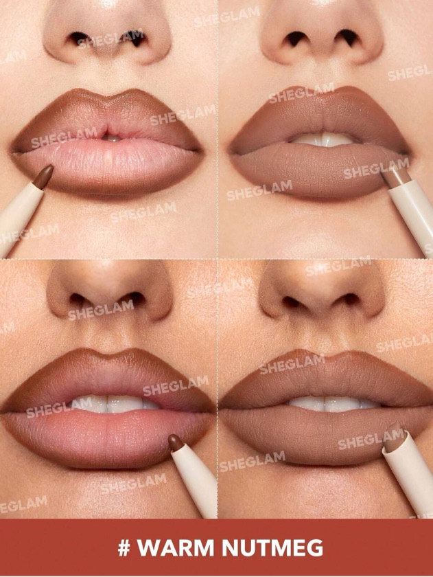 Glam 101 Lipstick & Liner Duo-Warm Nutmeg