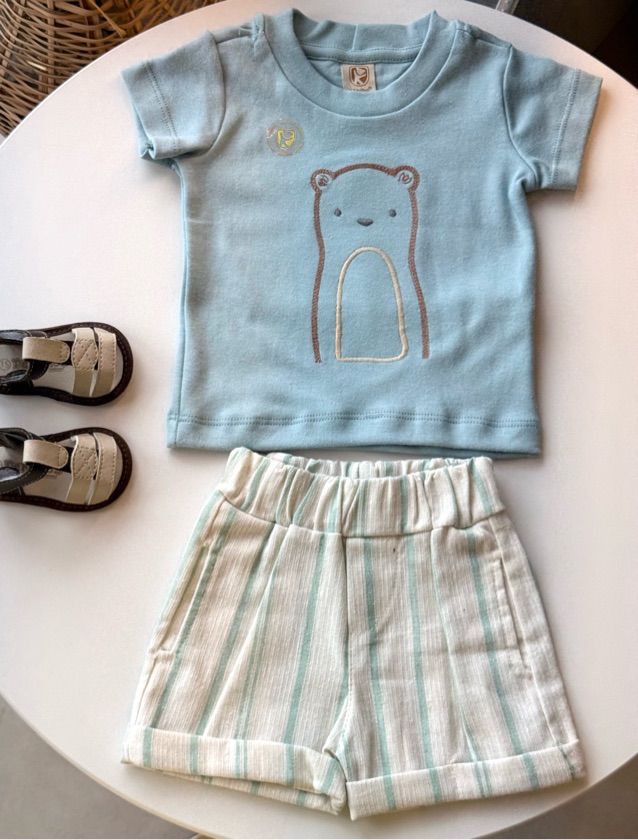Conjunto Calebe • azul bebê