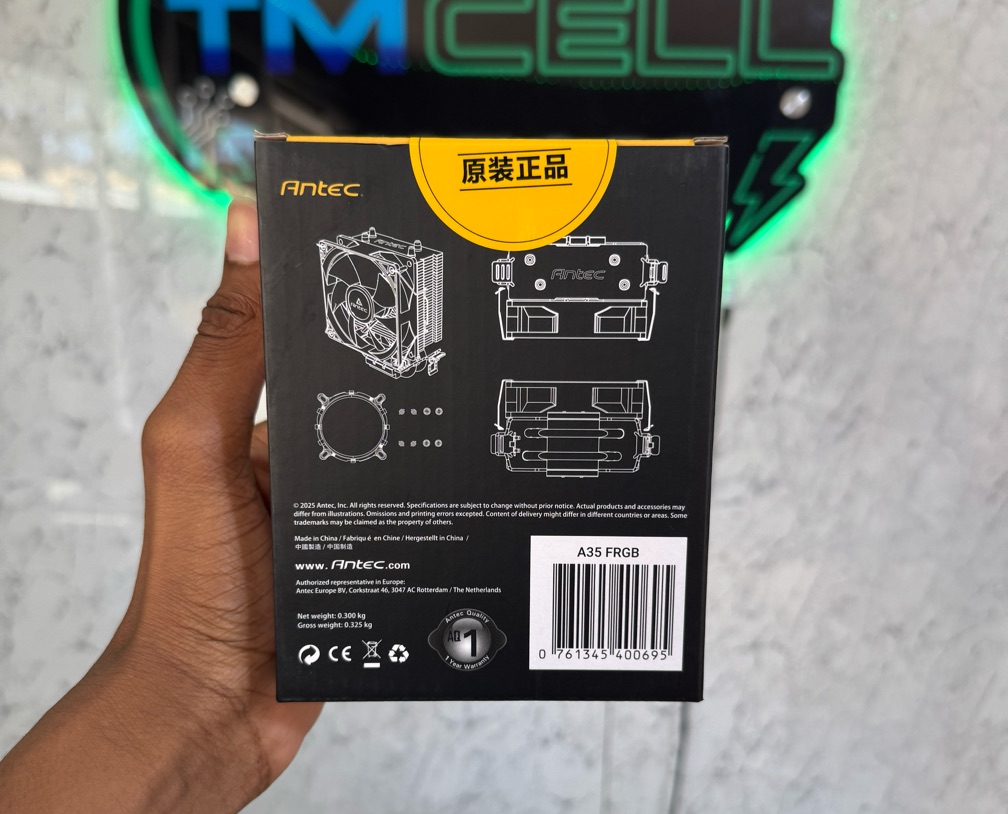 CPU Torre Fan Cooler A35 FRGB Negro