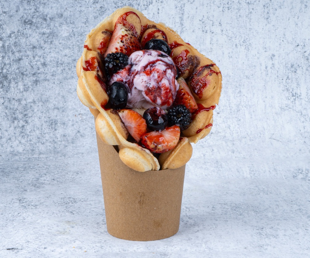 Berry Boom Bubble Waffle