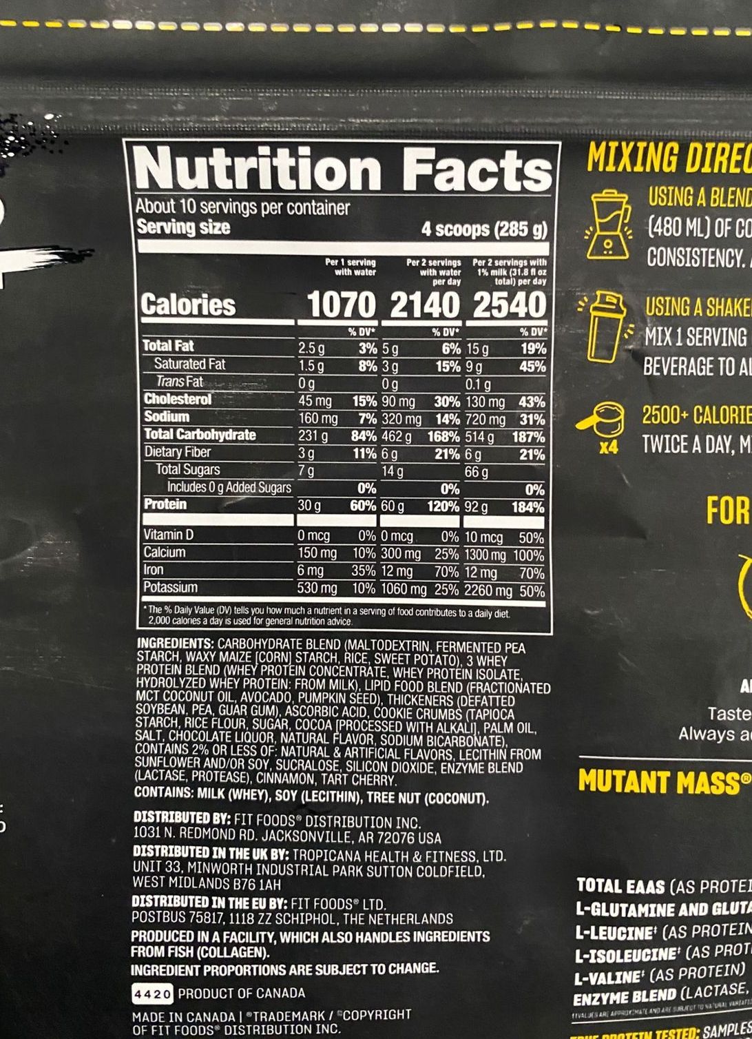 Mutant mass extreme 6lbs