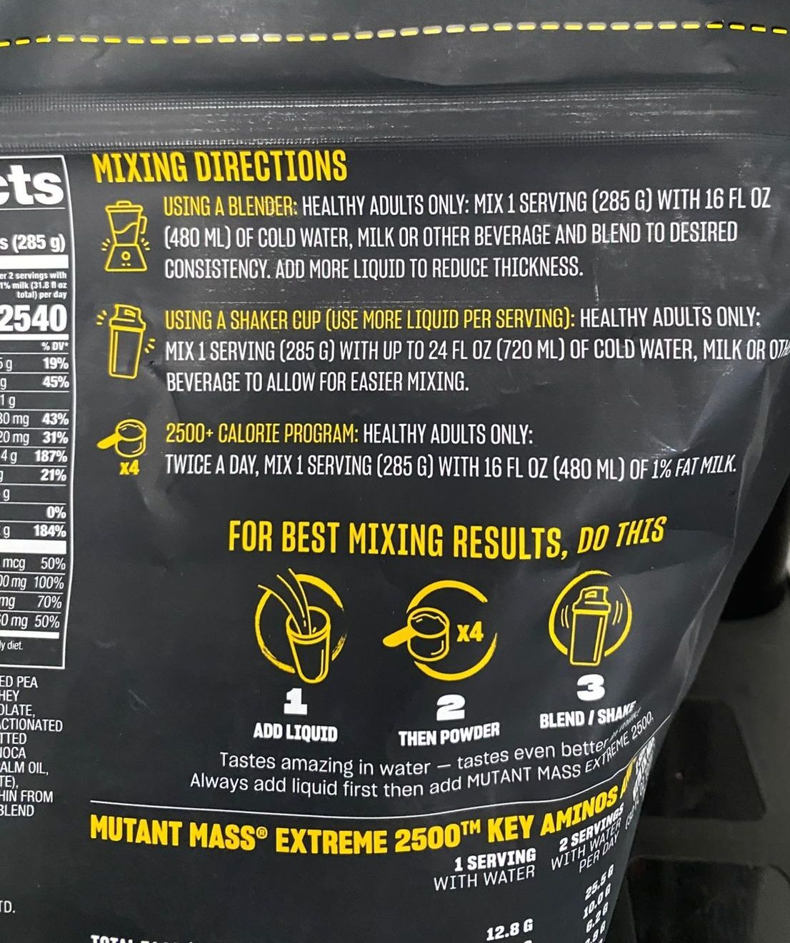 Mutant mass extreme 6lbs