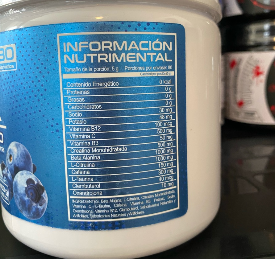 Óxido nitrico 3.0 oxa mas clembu 80 servicios