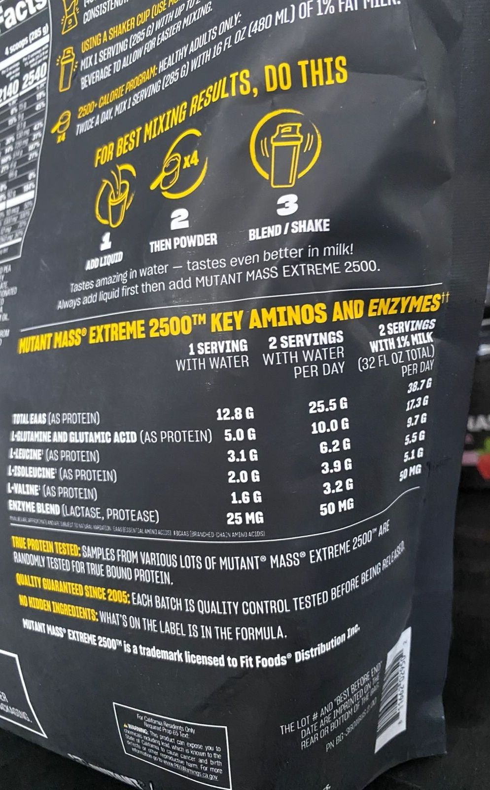 Mutant mass extreme 6lbs
