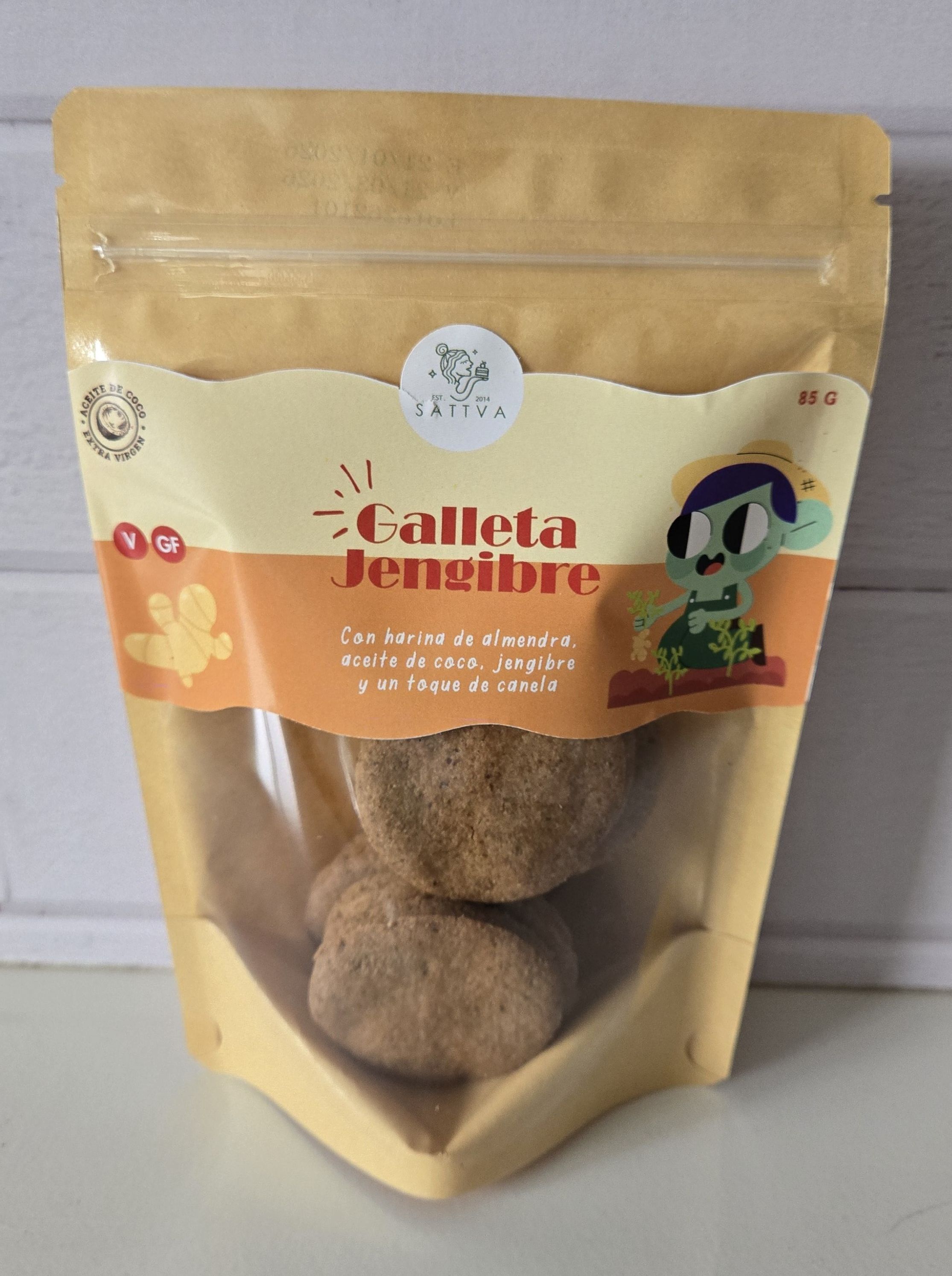 Galletas crocantes de jengibre