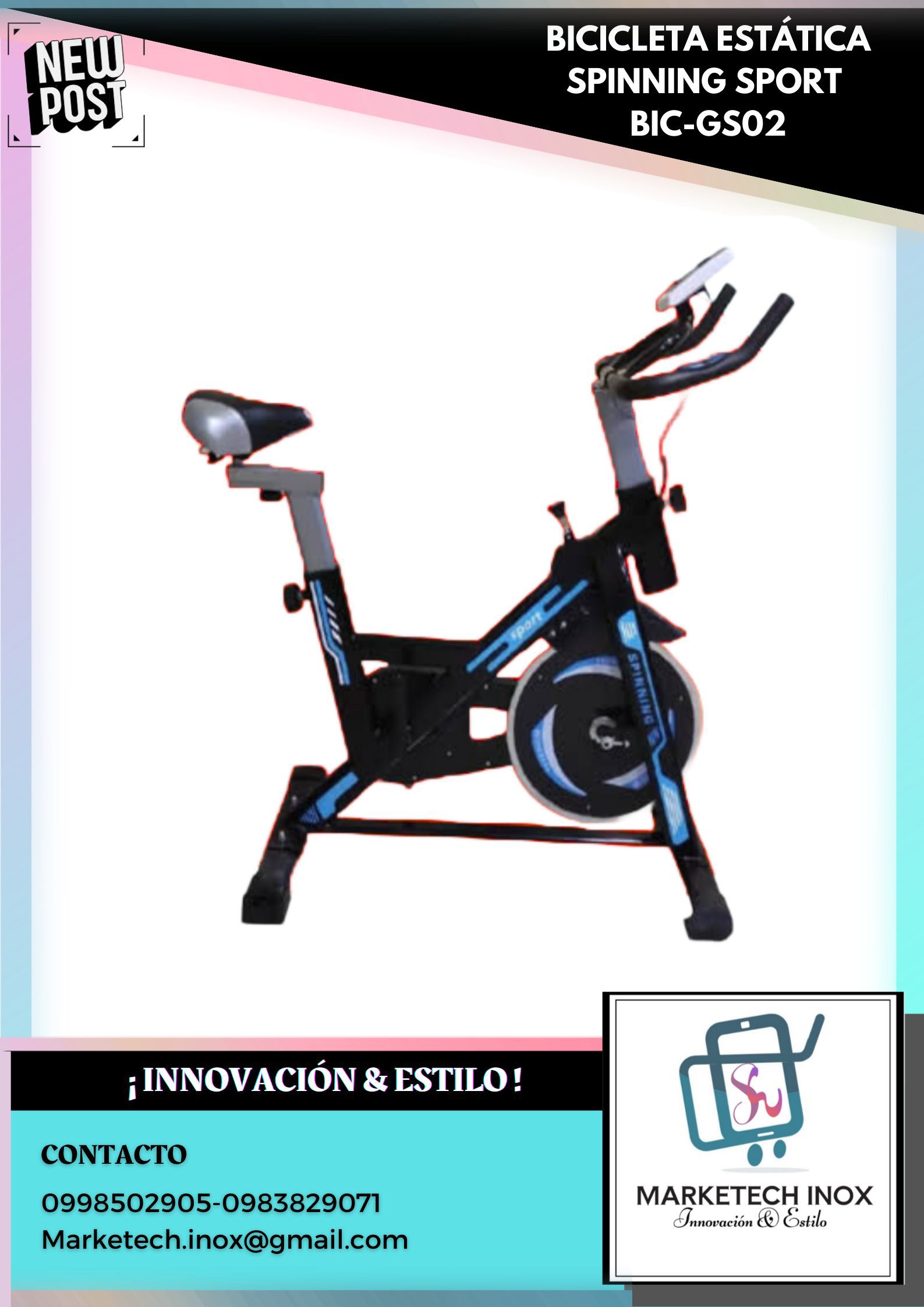 Bicicleta Estática SPINNING
SPORT BIC-GS02