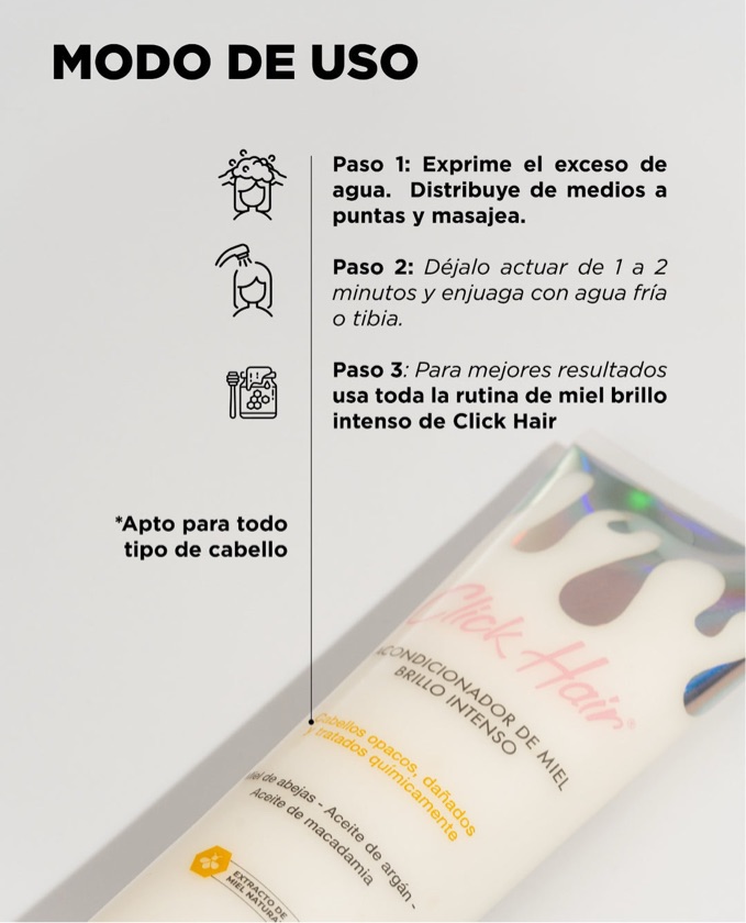 Acondicionador de Miel Click Hair