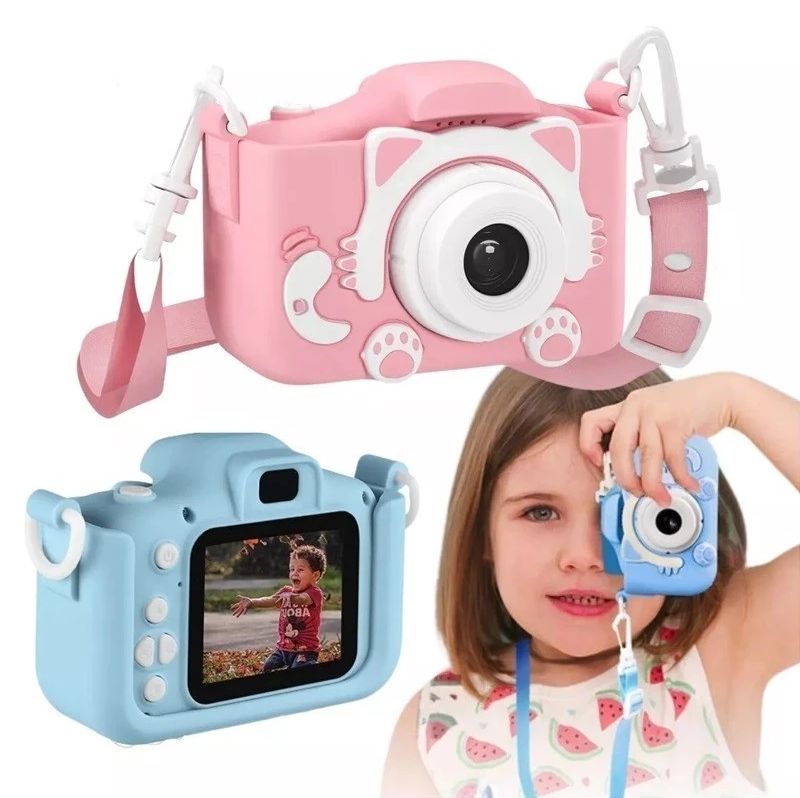 CX: 100 Camera Infantil Digital Filmadora Infantil Mini Maquina Fotografica Infantil Fotografa E Filma Tira Foto De Verdade
