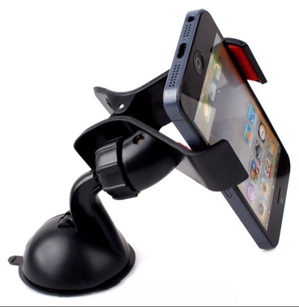 CX: 100 Suporte Veicular Celular Smartphone Universal Para Carro Por Sucção Para Motoristas De Aplicativo Taxi Preto