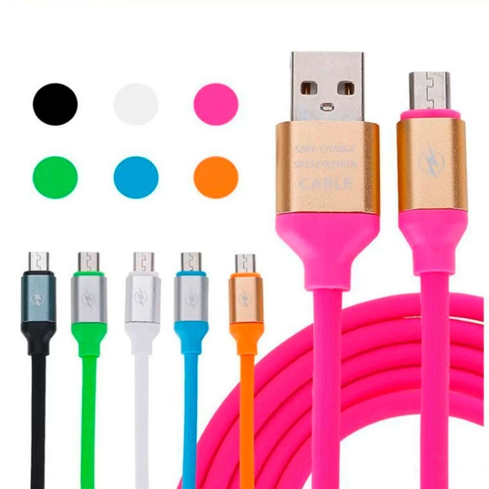 CX: 1000 Cabo Carregador V8 USB Colorido 1,2m