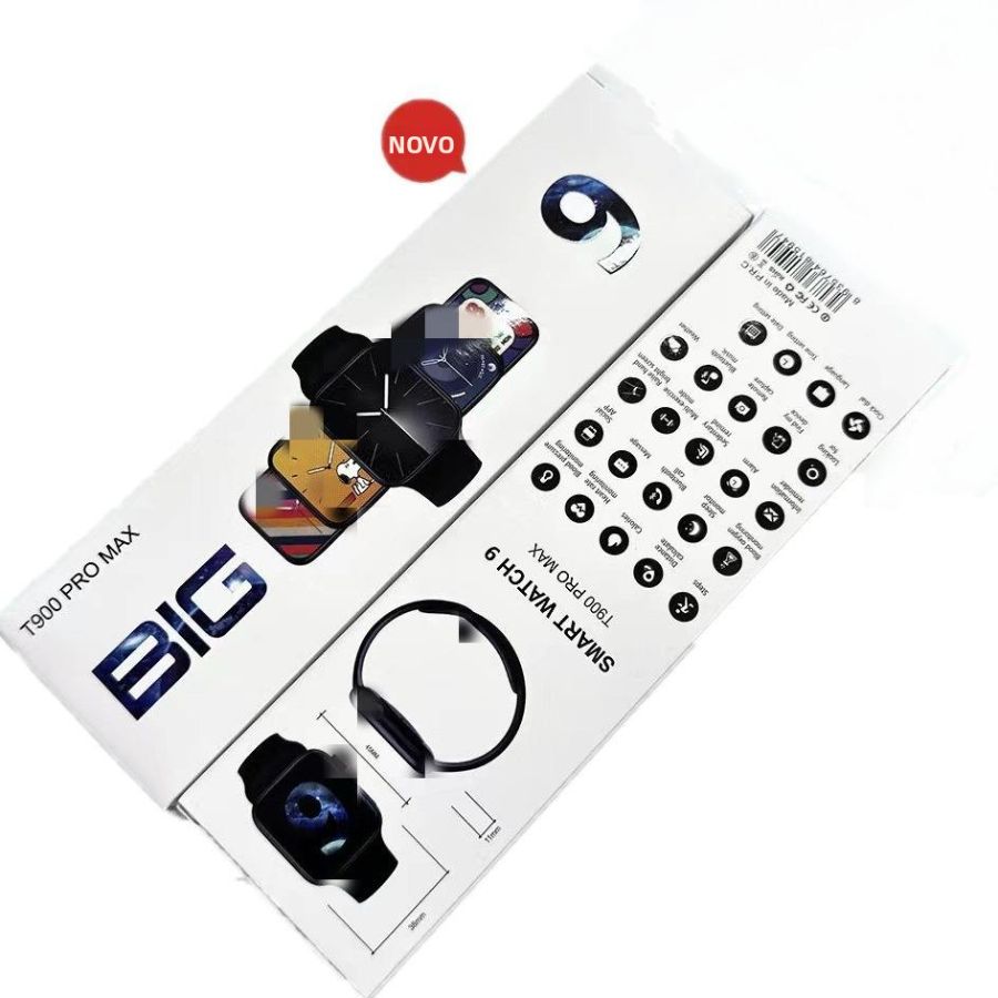CX: 100 Relógio Smartwatch T900 Ultra 49mm Tela Infinita 2 Pulseiras