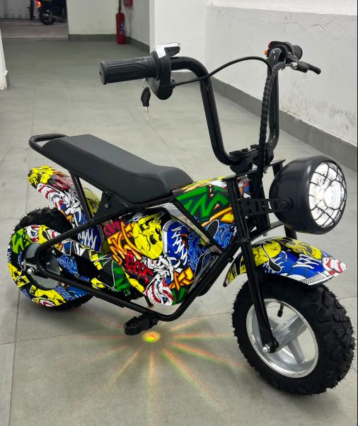 CX: 1 Mini Moto Elétrica Infantil Off-Road 350W – Bateria 36V | Farol LED