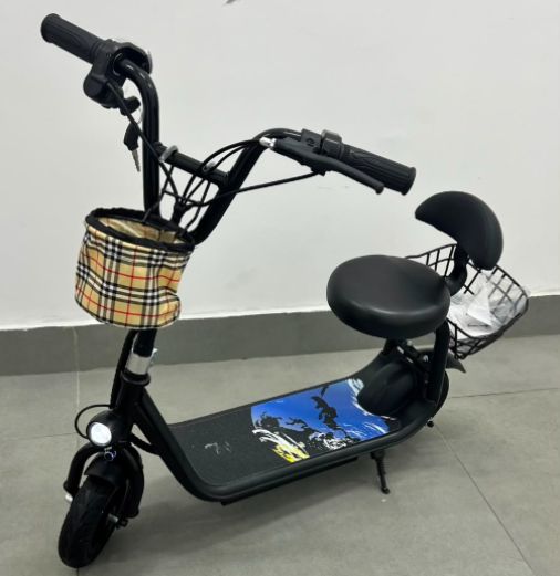 CX: 1 Patinete Elétrico Infantil Dobrável com Assento – Motor 350W | Bateria 36V