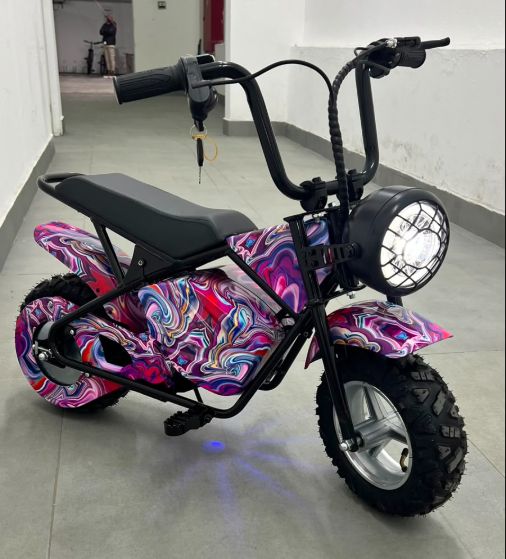 CX: 1 Mini Moto Elétrica Infantil Off-Road 350W – Bateria 36V | Farol LED