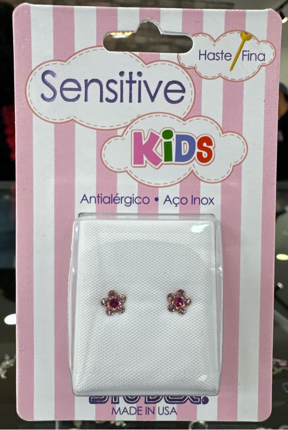 Aretes kids flor