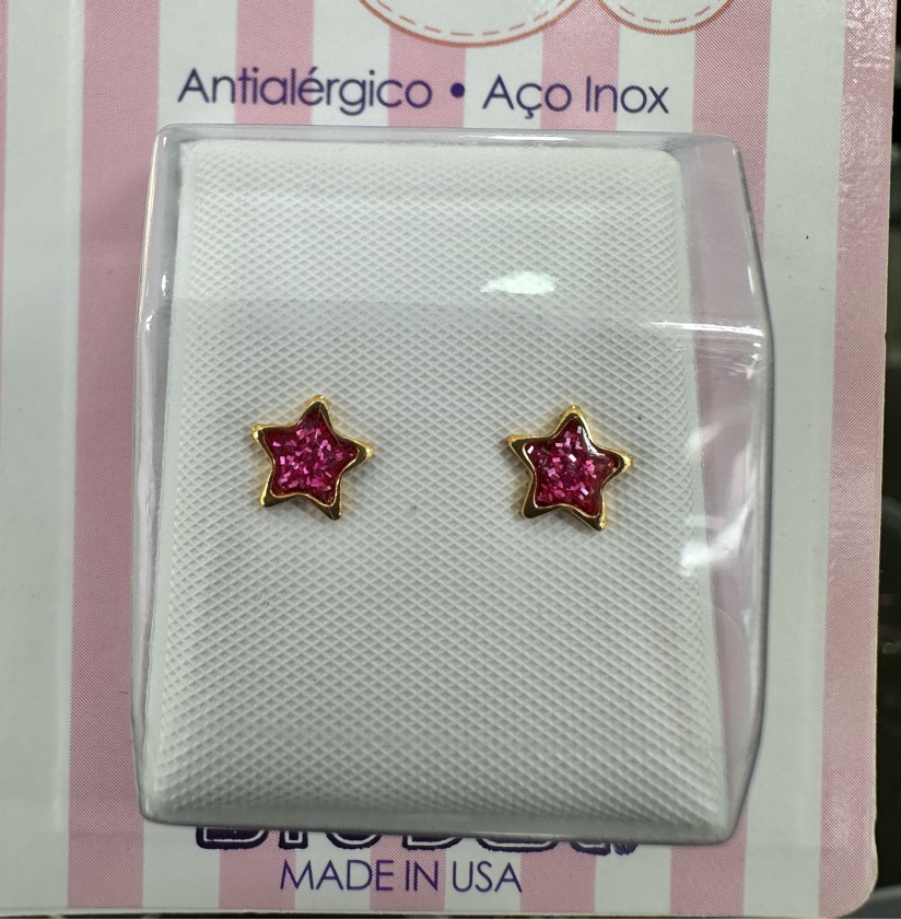 Aretes kids estrella