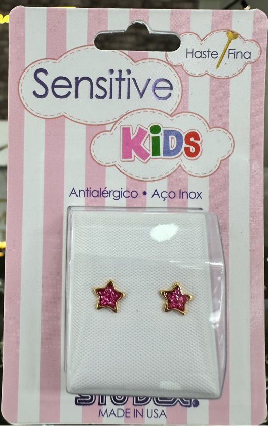 Aretes kids estrella