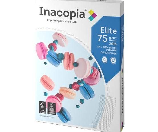 Caja01 caja con 10 paquetes de 500 hojas 99% blancura 75 gramos