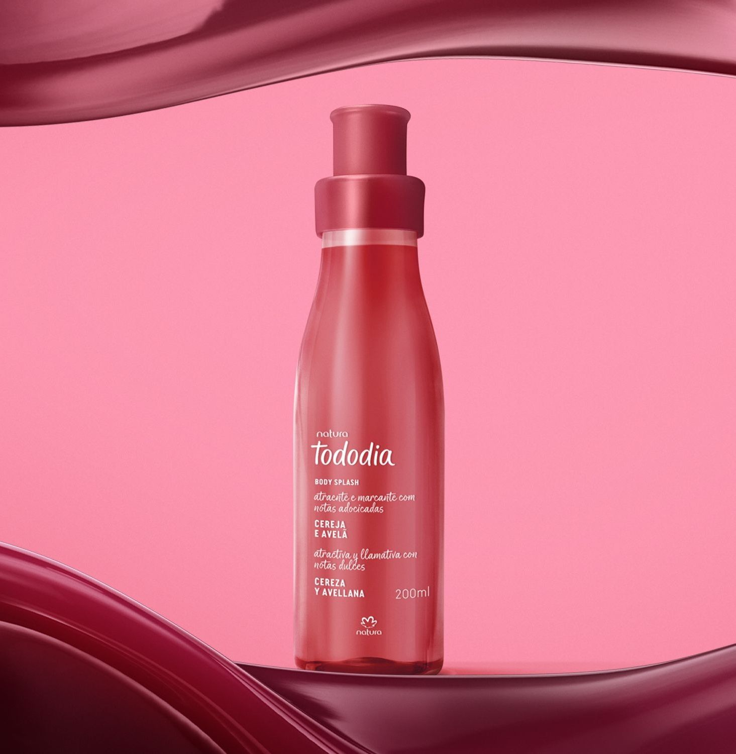 Body Splash Cereja e Avela 200ml
