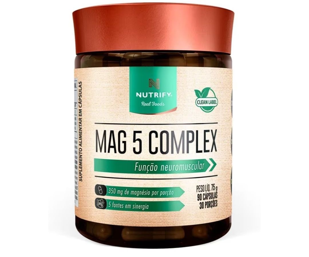 Complexo Mag 5 - Nutrify- 90 cápsulas