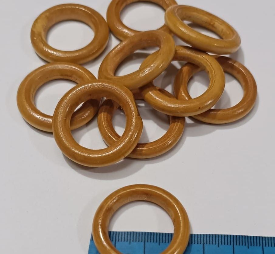 30mm /argola de madeira 10g