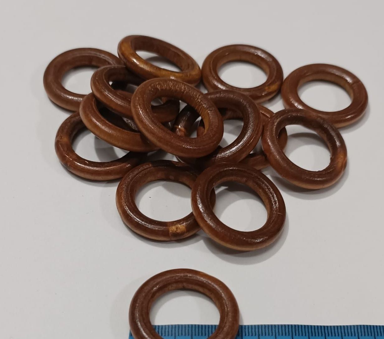 30mm /argola de madeira /10g