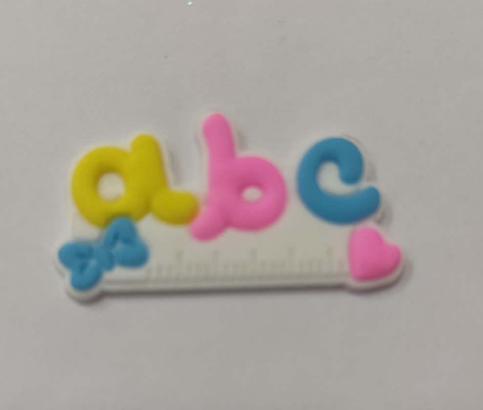 Aplique Emborrachado letras /1unidade