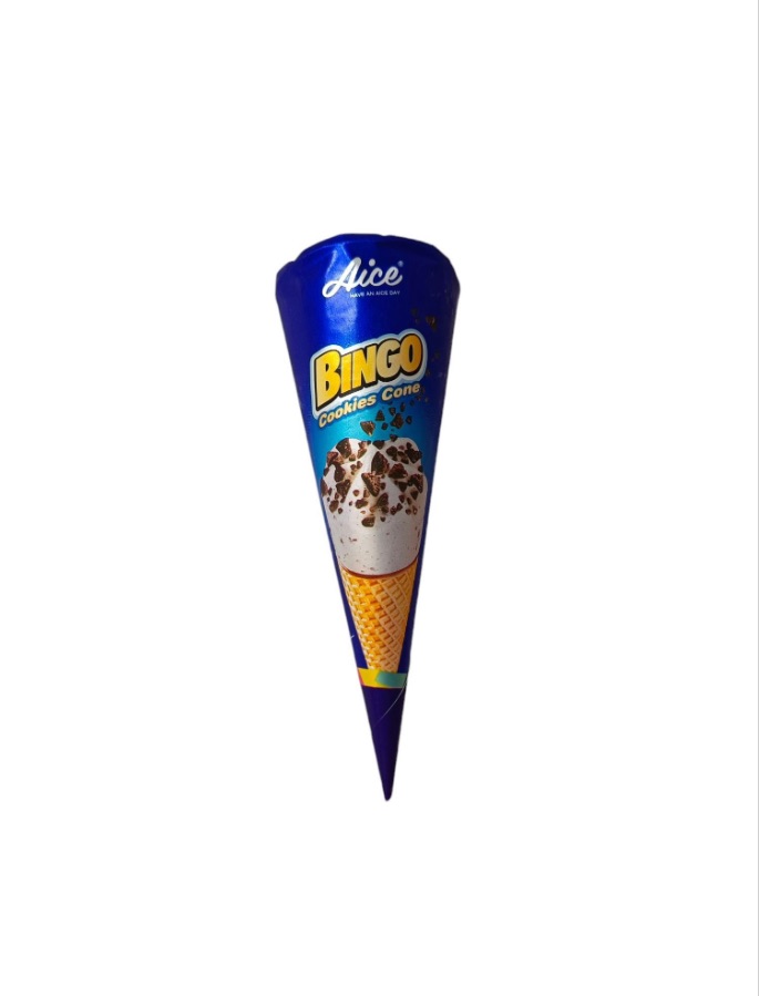 Aice Bingo Cookies Cone 110ml