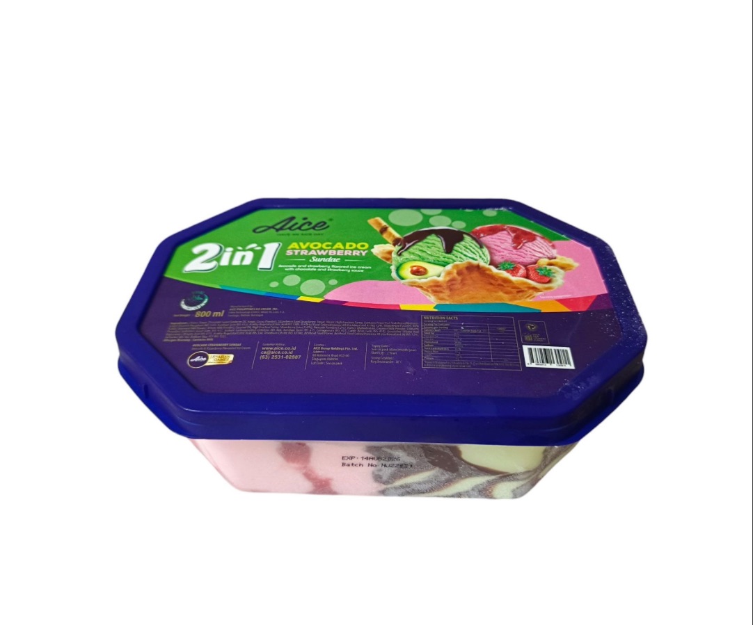 Aice 2n1 Avocado Strawberry 800ml