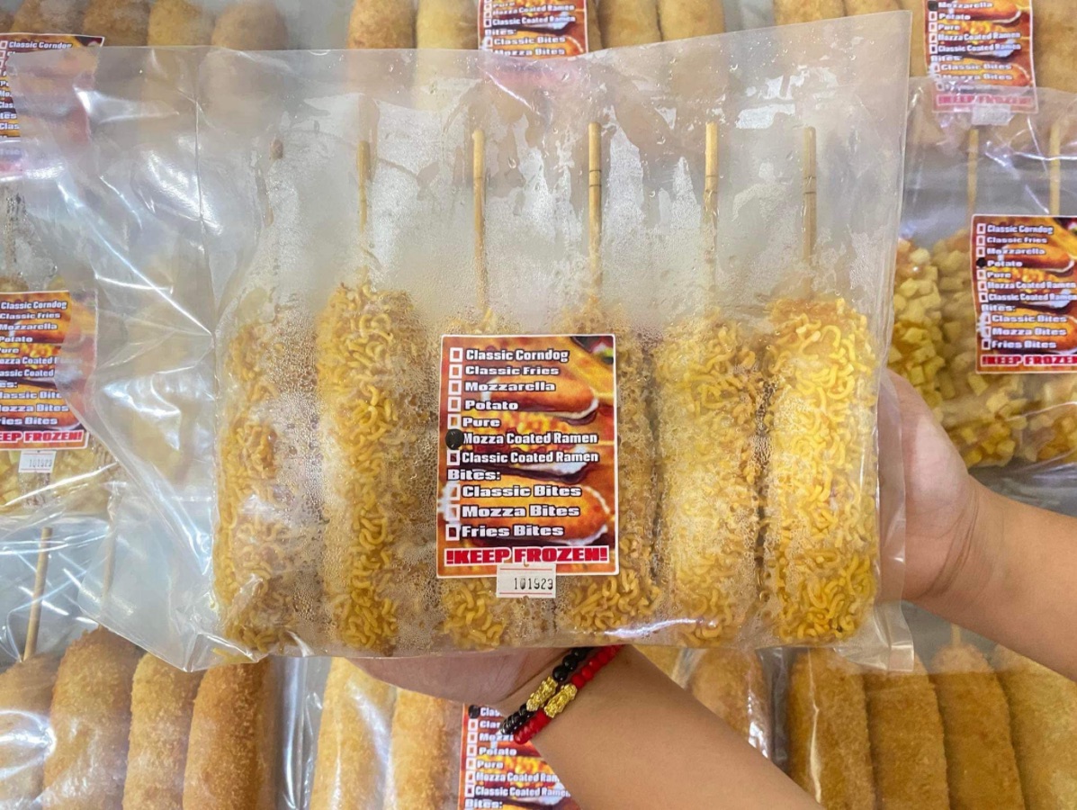 Corndog Ramen Mozarella