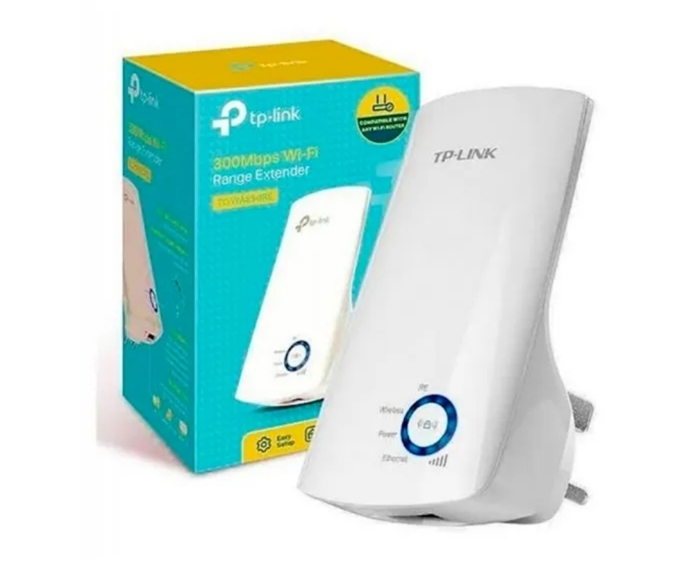 Expansor repetidor WIFI inalámbrico TP LINK 300MBPS TL WA850RE