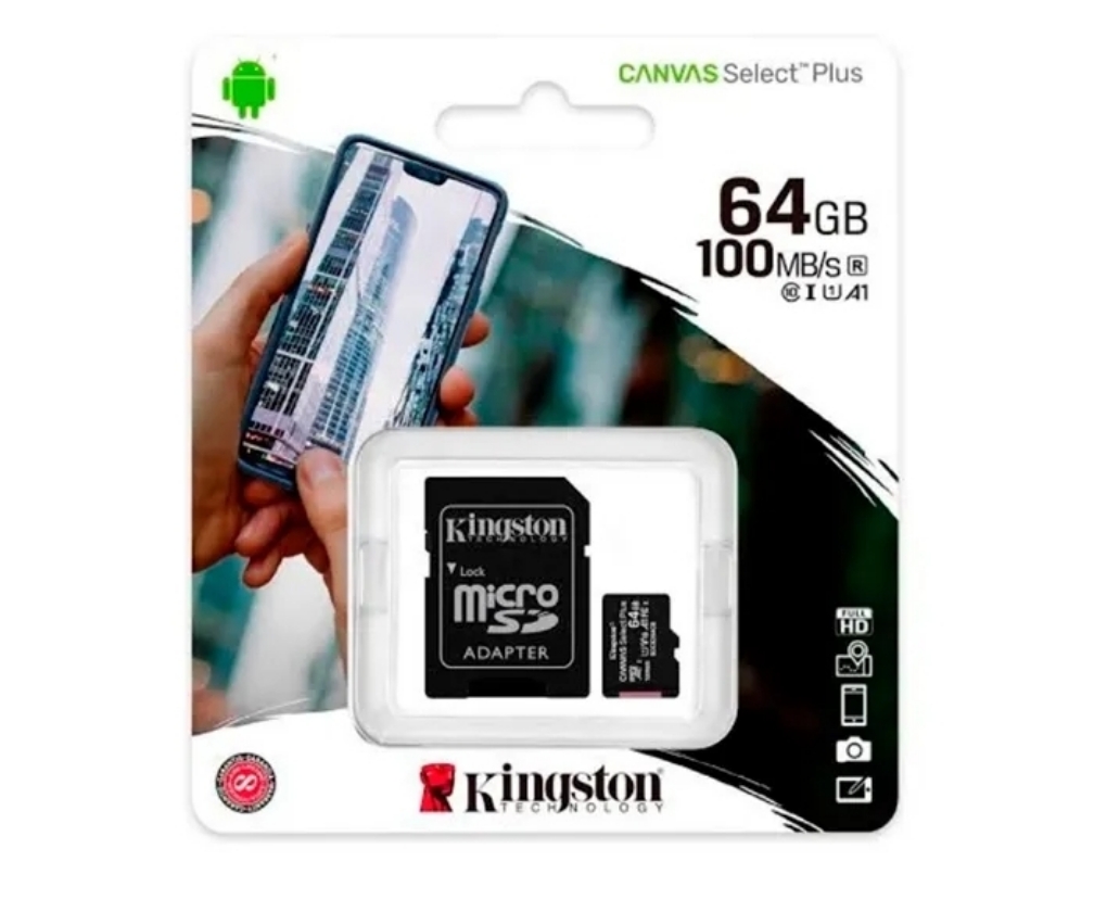 TARJETA DE MEMORIA MICRO SD 64GB CLASE 10