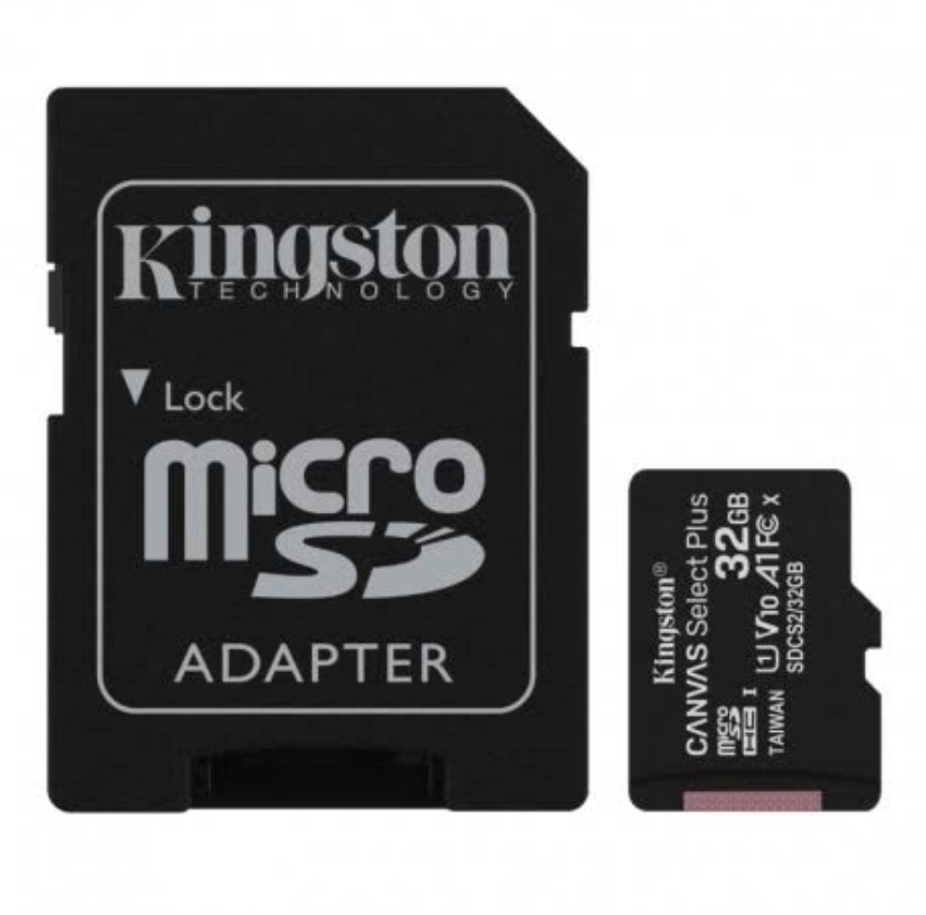 TARJETA DE MEMORIA MICRO SD KINGSTON CANVAS 32GB CLASE 10