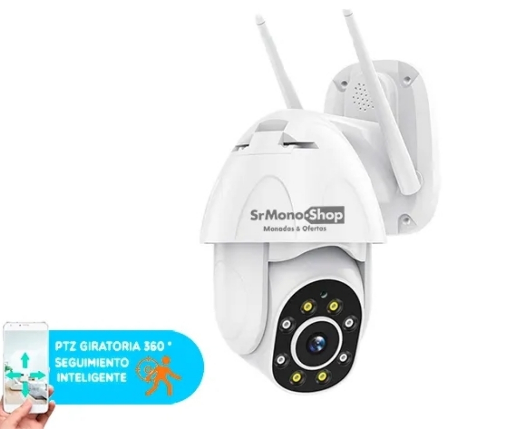 Cámara de seguridad WiFi exterior