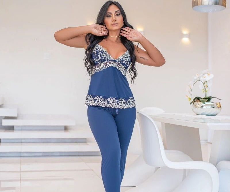 Baby doll de calça