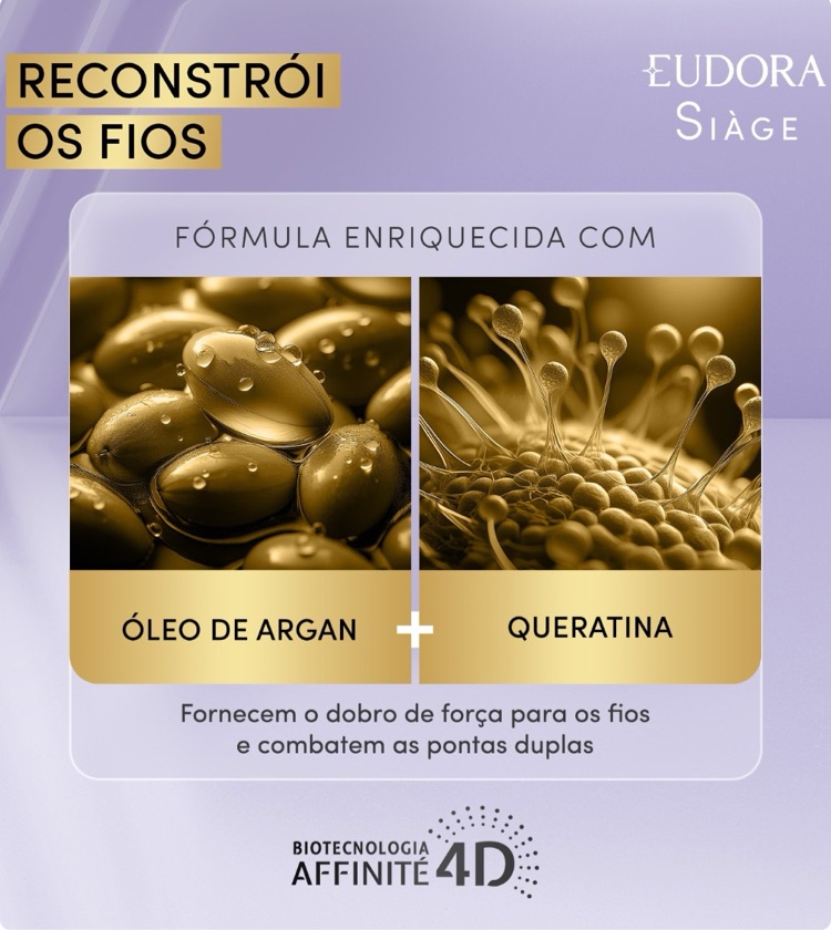 Shampoo Reconstrói os fios