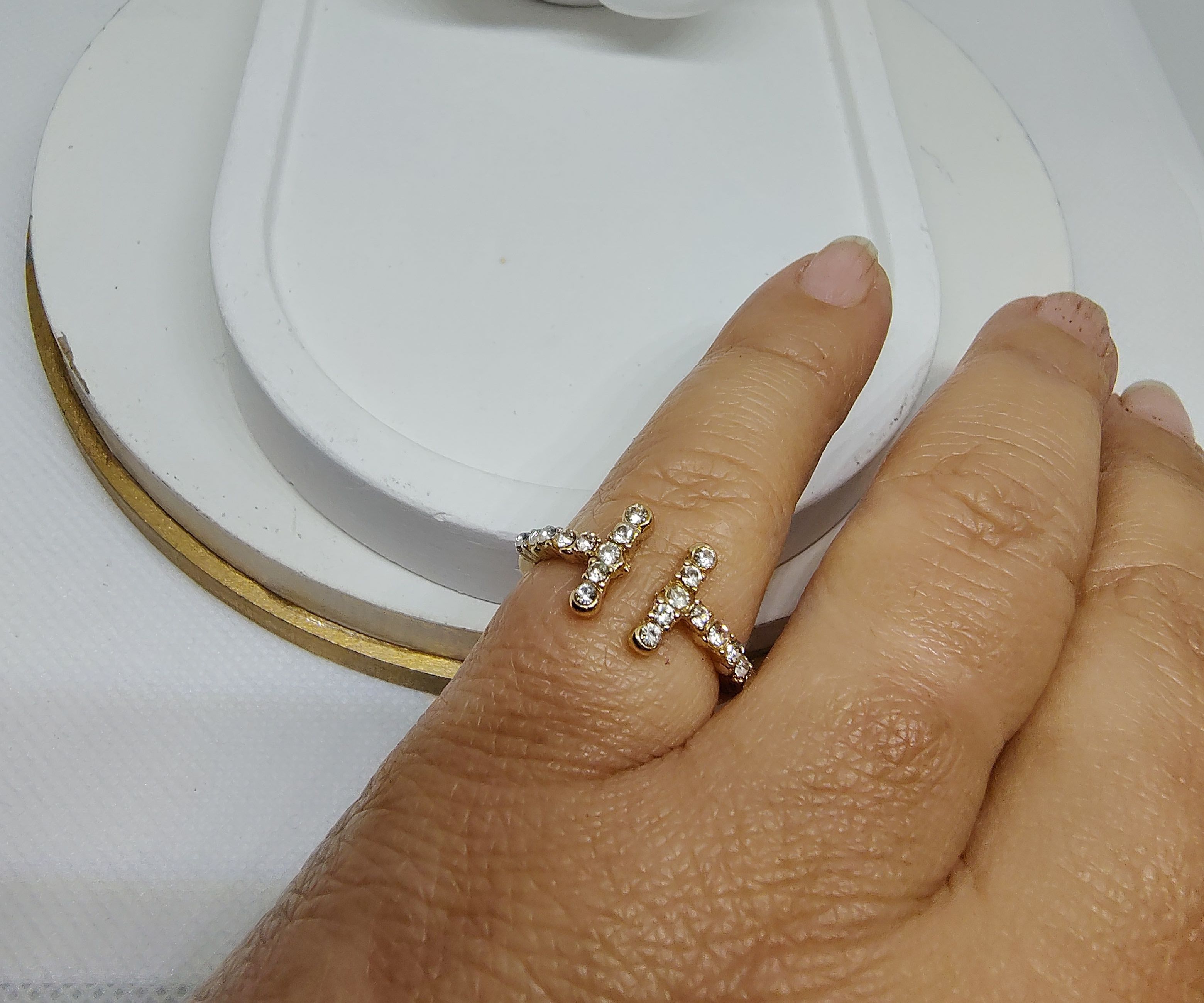 Anel 16 dourado 5368