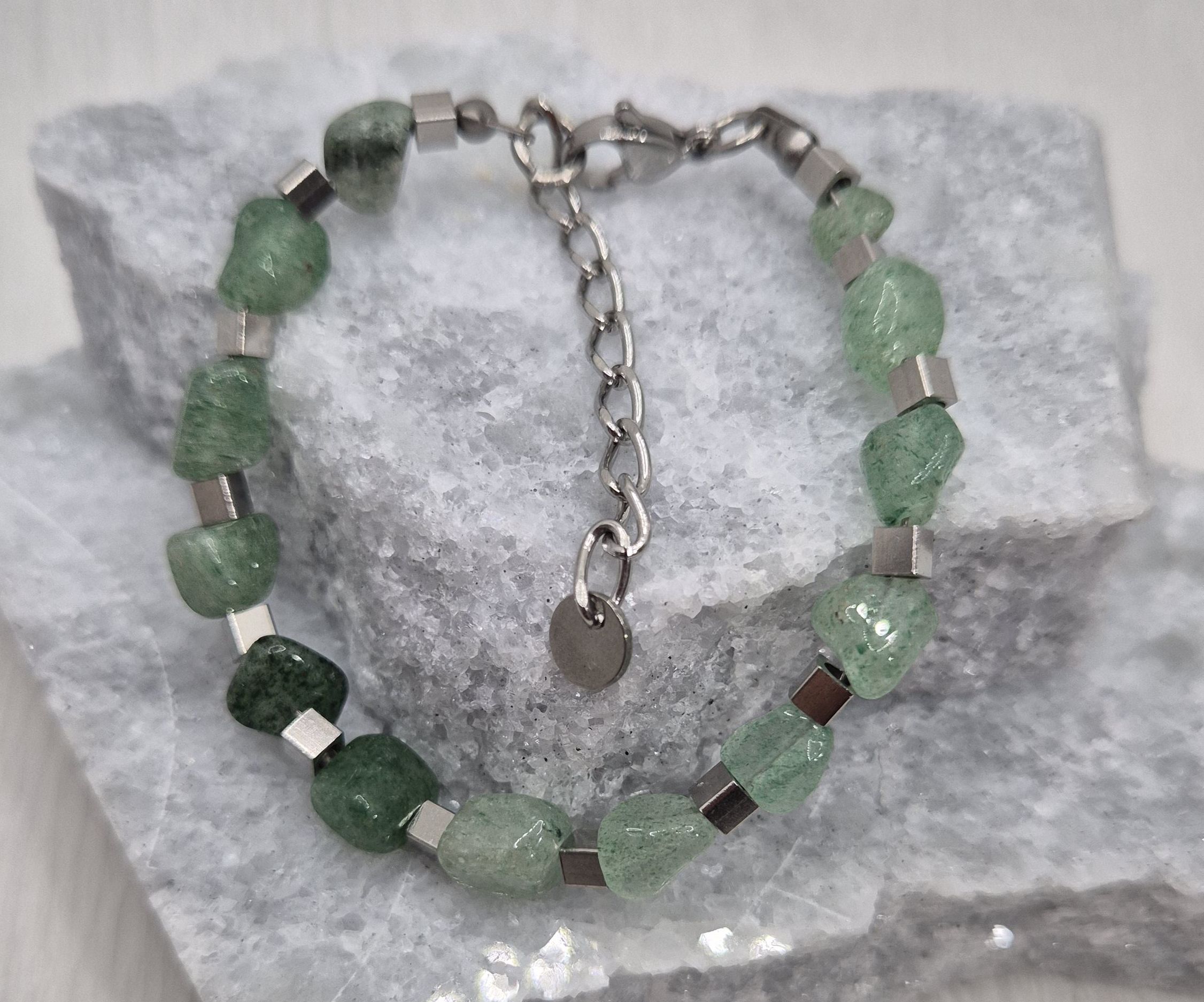 Pulseira quartzo verde