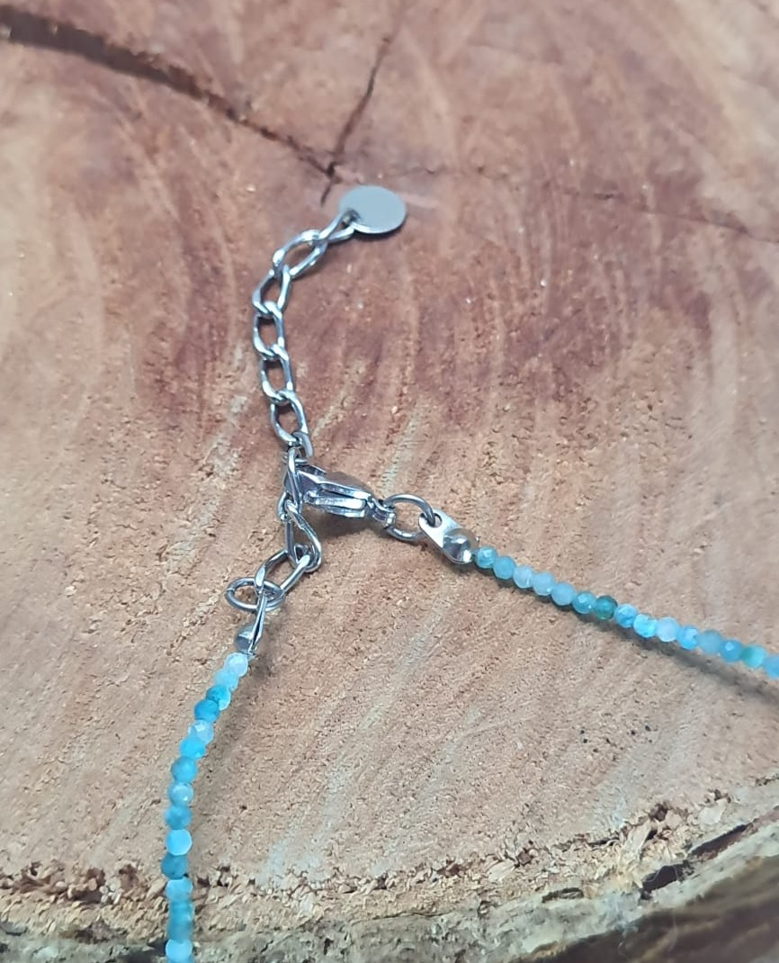 Gargantilha Mini Pedra Apatita